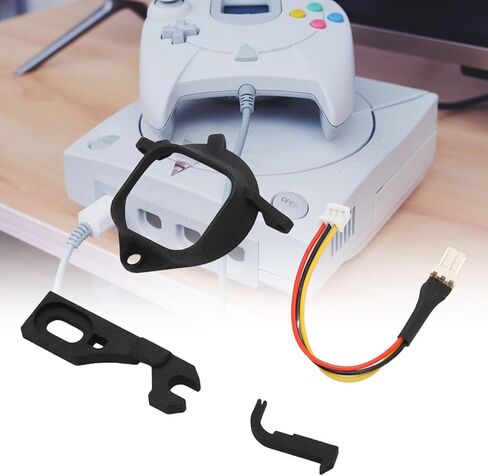 MOUNT FAN CONSOLE MOUNT ، ABS 3D PRINT MOUNT مع كابل تحويل ، قوس مروحة تبريد متينة وبدون فرشاة لوحدة التحكم في العاصمة in Saudi Arabia