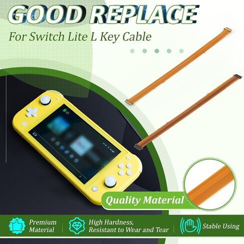 2PCS for Nintendo Switch Lite L Left Button Flex Cable for Nintendo Switch Lite Mainboard Power Connector Ribbon Cable Replacement Accessories Parts with Repair Tools in Saudi Arabia