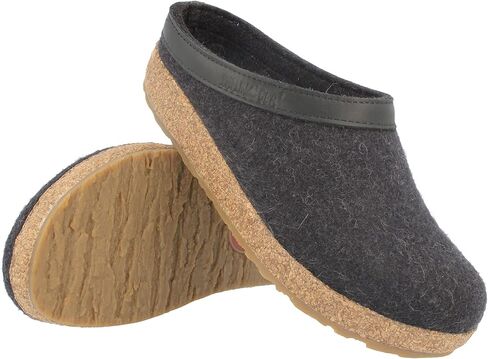 HAFLINGER GZL Clog - Charcoal, 36 in Saudi Arabia