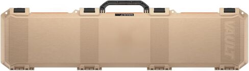 Pelican V770 Vault Single Scoped Rifle Case, Tan. Vault Multi-Purpose Hard Case with Foam - Tripod, Equipment, Electronics Gear, Instrument, and More, Tan in Saudi Arabia