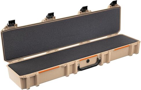 Pelican V770 Vault Single Scoped Rifle Case, Tan. Vault Multi-Purpose Hard Case with Foam - Tripod, Equipment, Electronics Gear, Instrument, and More, Tan in Saudi Arabia