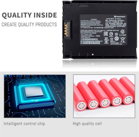 4300mah BT-000314 Battery for Zebra TC51 TC56 TC57 TC510 TC510K TC52 TC52X TC520L TC51HC TC57HO TC510K-1PAZU2P-A6; PN:BT-000314A BTRY-TC51-44MA1-01 BTRY-TC51-4A1-01 15.48Wh Scanner Battery Replacement in Saudi Arabia