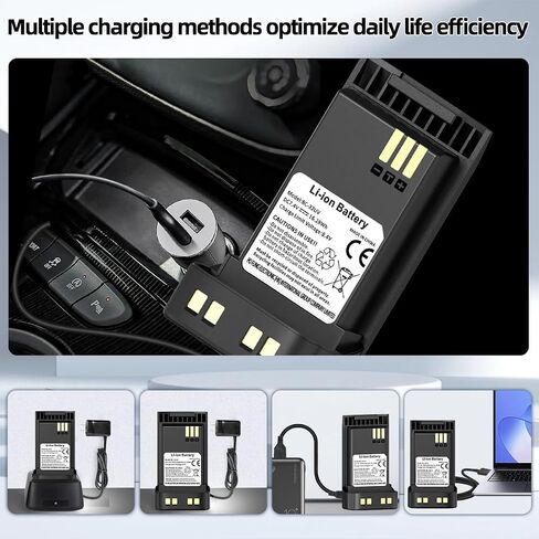 BAOFENG UV-32 Radio Battery 2500mAh USB-C Charging Rechargeable Battery Compatible with UV-32 DM-32 Walkie Talkie High Capacity with Type-C Charging Cable,2Pack in Saudi Arabia