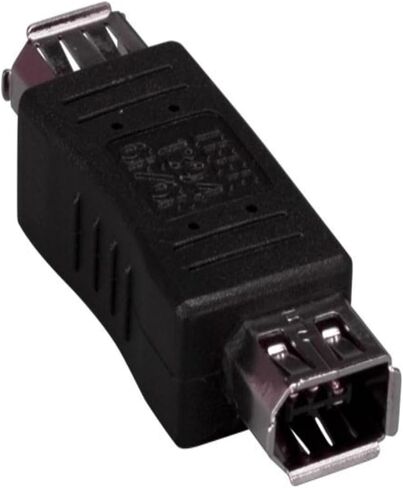 IEEE 1394A FIREWIRE 6 -PON أنثى إلى محول أنثى 6 أسود - أسود - حزمة 5 in Saudi Arabia