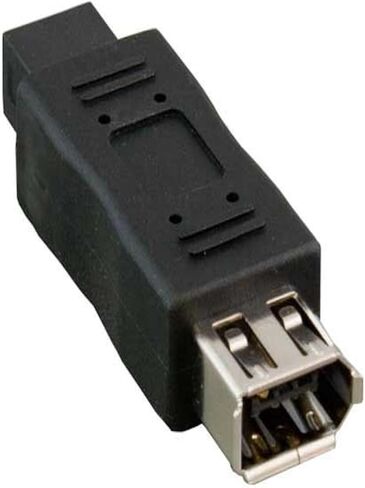 IEEE 1394B Firewire 9 -Pin Pin إلى محول أنثى 6 أسود - أسود - حزمة 2 in Kuwait