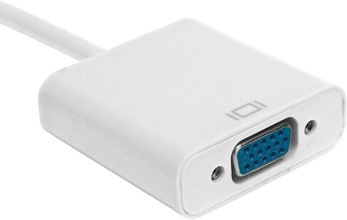 VGA إلى USB ، إخراج الفيديو عالي الدقة USB إلى محول VGA لرصد محول مراقبة الكمبيوتر المضغوط وخفيف الوزن للعمل أو العروض التقديمية أو الترفيه (أبيض) in Saudi Arabia