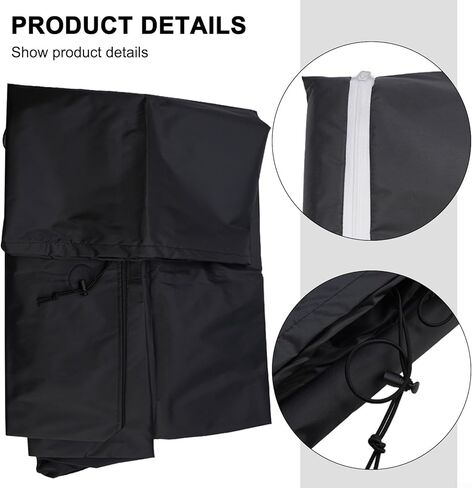 Telescope Protection Cover Dust Waterproof Oxford Cloth Hood For Astronomical Telescopes Sun Rain Wind Shield Silver Black Foldable Easy Storage (WHITE 150 * 85CM) in Kuwait