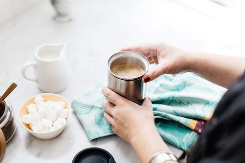 Bobble French Coffee Presse ، أثناء الاستخدام ، المشروب السريع ، التصميم النحيف ، عزل الجدار الثلاثي ، 14 أوقية (أسود) in Kuwait