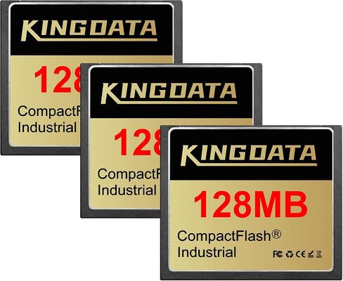 Industrial Compact Flash Memory Card 3pack 128MB FAT16 Type I for Industrial Equipment Vintage Digital Cameras in Saudi Arabia