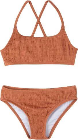 Gottex Kids Beach Day Criss Cross Strap Swim Set Swimwear Chlorine Fade Resistant and Built-in UPF UV 50+ Protection in Saudi Arabia