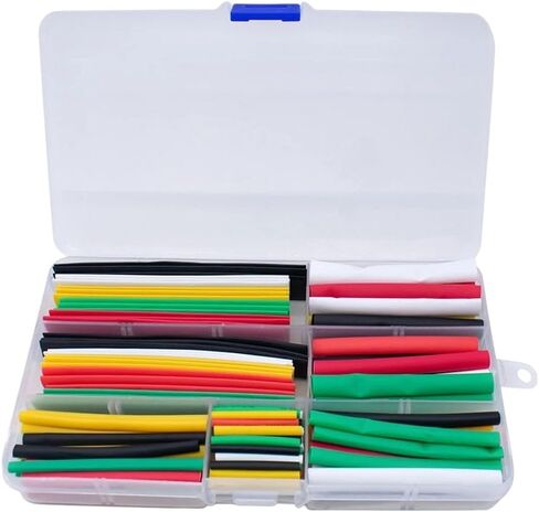 أنبوب قابلة للتقلص Technicolor 2mm 3mm 4mm 5mm 6mm 8mm 10mm 10mm الأنبوب الأذوفة الكابلات الأسلاك مجموعة جديدة للوصول 2025 عالية للجودة in Saudi Arabia