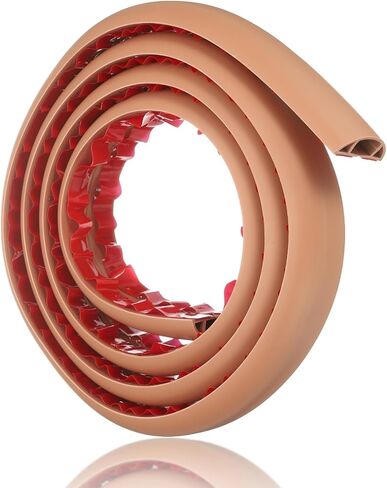HARFINGTON 4ft Cord Cover Floor W0.5 x H0.3 Inner Channel PVC Hide Extension Cable Floor Wire Hider Wire Covers Protector for Prevent Cable Trips Cables Management, Black in Saudi Arabia