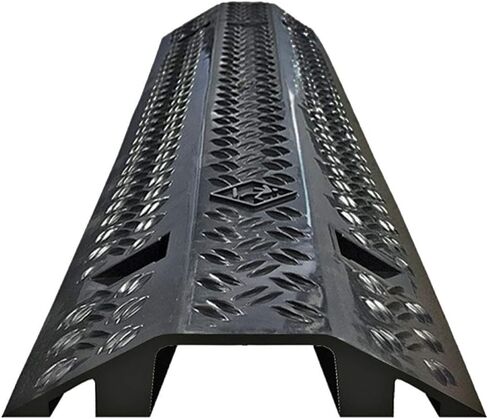 EZ Runner Slim PVC Drop Over Cable Ramp Cable Protector - Single Channel - Black in Saudi Arabia