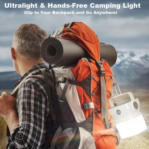 V.C Formark Camping Lantern Solar محمولة مع شاشة ٪ بطارية ، 1000LM مشرق ، شحن USB-C/الطاقة الشمسية ، للطوارئ الخارجية ، المشي لمسافات طويلة ، انقطاع التيار الكهربائي in Saudi Arabia