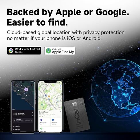 [2025 جديد ، مصمم في كاليفورنيا] تتبع محفظة ، تصل إلى 5 سنوات من عمر البطارية ، مصدقة من Apple Find My & Google's Find Hub (Find My Gachor in Saudi Arabia