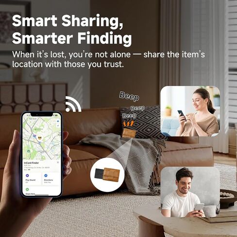 [2025 جديد ، مصمم في كاليفورنيا] تتبع محفظة ، تصل إلى 5 سنوات من عمر البطارية ، مصدقة من Apple Find My & Google's Find Hub (Find My Gachor in Saudi Arabia