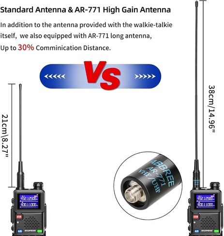 Ham Radio Baofeng Radio Long Range 5RM 10W Handheld NOAA Emergency Weather Radio 3800mAh Battery Rechargeable Walkie Talkies for Adults with Programming Cable,USB-C Charging for Survival Gear,2 Pack in Saudi Arabia