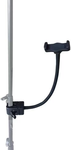 Gooseneck Flexible Metal Hose Arm 13inch,Phone Holder with Strong Rod Clamp Stand Mounting Different Pole Sizes 0.6 to 1.6 inch DIY Mirror, Action Camera and Other DIY Applications in Black in Saudi Arabia