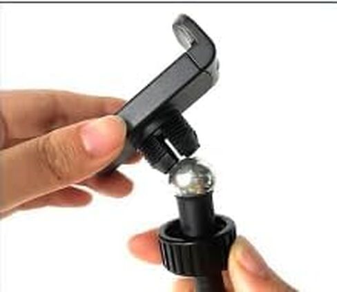 Gooseneck Flexible Metal Hose Arm 13inch,Phone Holder with Strong Rod Clamp Stand Mounting Different Pole Sizes 0.6 to 1.6 inch DIY Mirror, Action Camera and Other DIY Applications in Black in Saudi Arabia