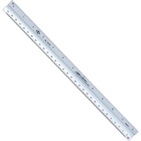 Alvin, Combination Triangular Scale, Metric and English Measurements, White Drafting, Architecture and Drawing Ruler - 12 Inches