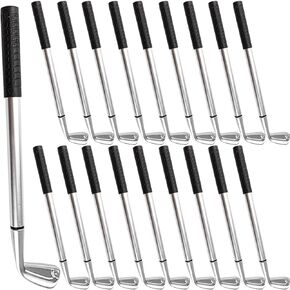 TIHOOD 25PCS Golf Ballpoint Pen Funny Sports Golfing Club Props Black Gel Ink for Students Coworkers Boss Office Dad