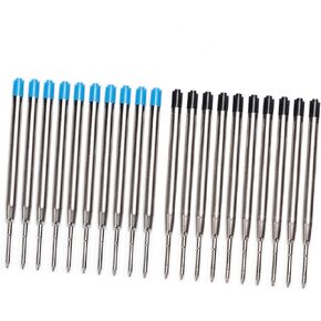 20 Pack Black & Blue Pen Refills Replacement Ink for Tactical Pen (10 Pcs Black, 10 Pcs Blue)