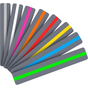 Guided Reading Strips/Colored Overlay/ Highlight Strips/Highlighter/Bookmark/ Assorted Colors Help with Dyslexia for Children and Teacher Supply Assistant (8 Pack)