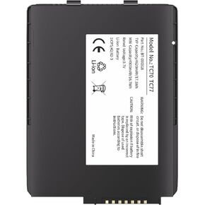 BT-000318 Replacement Battery for Zebra Symbol TC77 TC70 TC75 TC72 TC55 TC70x TC75x TC700K TC77HL TC720L Handheld Barcode Scanner 82-171249-01 82-171249-02 BTRY-TC7X-46MA2 BTRY-TC70X-46MA1-01