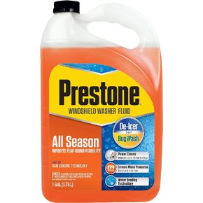 Prestone AS658 Deluxe 2-in-1 Windshield Washer Fluid, 1 Gallon
