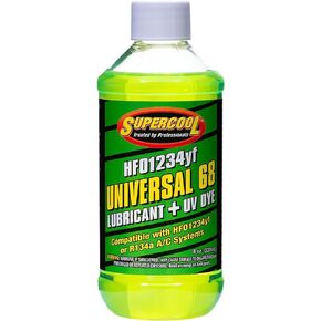 TSI Supercool 1234yf EV Electric Vehicle POE 68 Viscosity with UV Dye 8oz