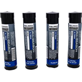 Polaris OEM 4pk of 3 oz Premium All Season Grease Tube Water Resistant Lubricant For Ranger RZR ATV Snowmobile 2871322