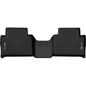 Husky Liners - Weatherbeater | Fits 2023 - 2024 Chevrolet Colorado / GMC Canyon Crew Cab, 2nd Row Floor Liners, Black - 3 Pc. | 19251