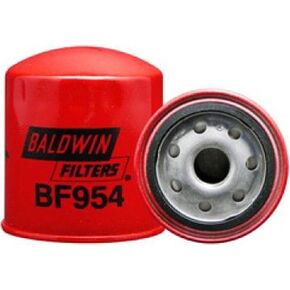 Baldwin Filters Fuel Filter, 3-7/16 x 3-1/16 x 3-7/16 In, Red