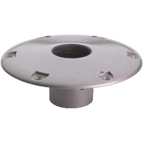Attwood 238322-1 238 Series Socket Base - Aluminum, 9" D-Shaped