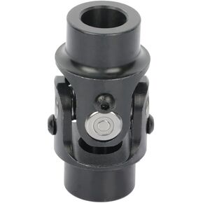 SCITOO 3/4" Smooth x 3/4" Smooth Round Steering joints,length 83mm Black Single U-Joint