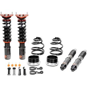 طقم التعليق Ksport Coilovers CSC010-KP | متوافق مع 04-06 Scion XA - Kontrol Pro كويلوفيرس قابل للتعديل | يخفض السيارة ويزيد من امتصاص الصدمات | in Kuwait