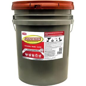 The Original Super Safe Rust Remover, Water-based, Non-Toxic, Biodegradable, 5 Gallons & Shurhold 2404 Bucket Caddy, red