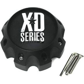 XD Series by KMC Wheels KMC XD Series 441 796 797 798 800 801 8 Lug Matte Flat Black Center Cap 1079L170-MB-8LUG