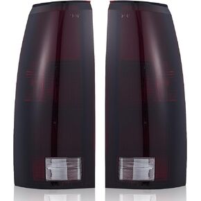 Tail Lights Fit for Chevrolet GMC 88-00 C/K 92-99 Suburban 92-00 Yukon 92-94 Blazer 95-00 Tahoe [GM2800104 5977867 GM2801104 5977868] Pair w/o bulbs and circuit board