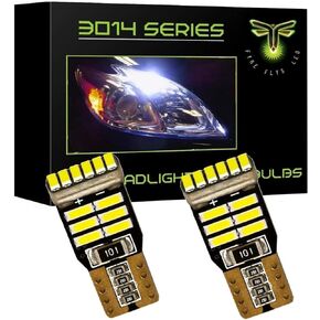 2 White T10 194 168 LED Parking light bulbs for Toyota Prius SUPER BRIGHT 6000K Canbus Error Free