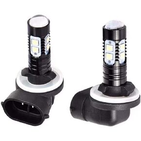 50W Super Bright 881, 889, 862, 886, 894, 896, 898 10 LED Fog Light Bulbs 881 DRL Lights Daytime Runnig Lights, 6500K Cool White 2 Pack