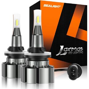 SEALIGHT 880 LED Fog Light Bulbs or DRL, 6000K White, Over 50000 Hours Lifespan, 885 893 899 Fog Light, Super Bright Fog Light Bulbs, Can-bus Error Free, Plug and Play, 360-degree Illumination