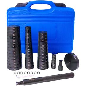 Bushing Driver Set 52pcs 18mm - 65mm Transmission Wheel Axle Bearing Race Seal Installer Custom Bearing Seal Driver Set Bushing Press Kit