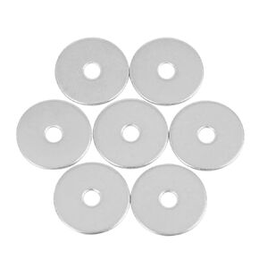 X AUTOHAUX 55pcs M4 x 20mm x 1.2mm Stainless Steel Flat Washer Car Fastener Sealing Gaskets