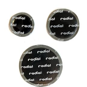 Radial Tire Patches | Heavy Duty | Strong Adhesive (3 1/8" (10 Pcs Pack))