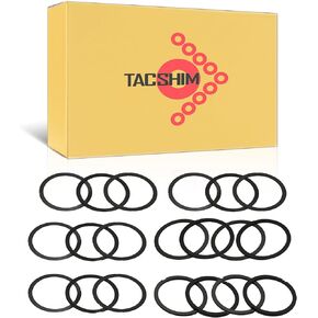 Black Coated 5/8"x24 Barrel Shim Kit for .308/7.62mm (20 Pack) Black