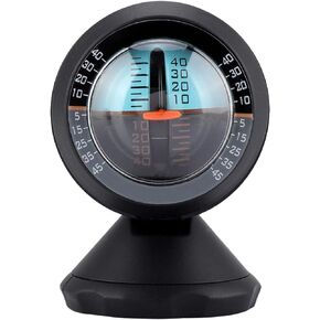 Automotive Inclinometer, Vehicle Attitude Gauges, Slope Angle Meter, Car Inclinometer Level Tilt Gauge, Car Inclinometer Slope Gauge Balancer Measure Equipment for Auto Car Vehicle Boat Tourism