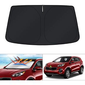 KUST Windshield Sun Shade for 2023 2024 Kia Sportage NQ5 Accessories Sunshade Window Sun Visor Protector Foldable Blocks UV Rays Keep Your Car Cooler
