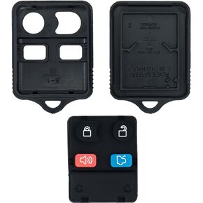 Keyless2Go Replacement for New Shell Case and 4 Button Pad for Remote Key Fob with FCC CWTWB1U345 or CWTWB1U331 - Shell ONLY