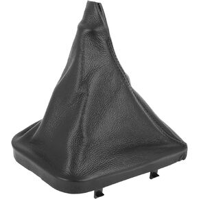 X AUTOHAUX Gear Shifter Knob Boot Dust Cover PU Leather for BMW 323i 328i 1998-1999 for BMW 325i 330xi 2004-2005